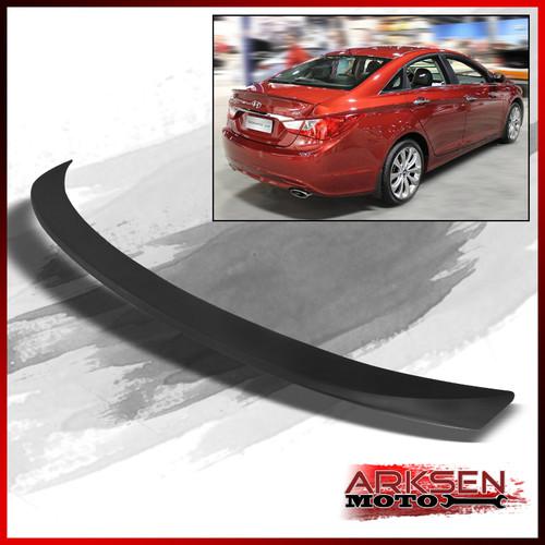 Fit 2011-2013 sonata jdm style sport rear trunk spoiler wing lip set (paintable)