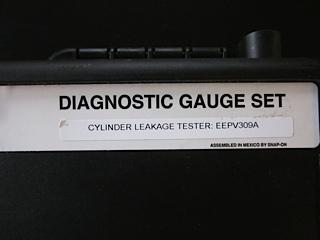 Snap on tools cylinder leakage tester part # eepv309a