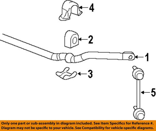 Cadillac gm oem 25759231 sway bar bushing/suspension stabilizer bar bushing