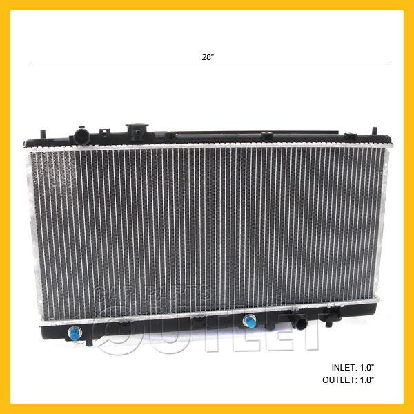 01 02 03 mazda protege radiator replacement assembly dx lx es new wo/ac at mt l4