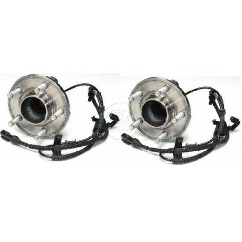 Ford mercury w/ abs front wheel hub & bearing w/ sensor pair set