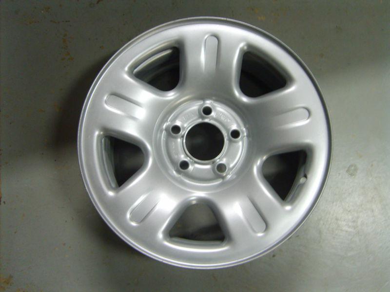 2002-2004 ford explorer wheel, 16x7, 5 spoke steel full face silver