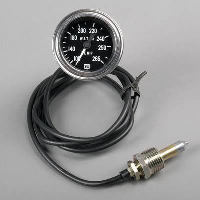 Stewart warner deluxe series mechanical water temperature gauge 2 1/16" dia