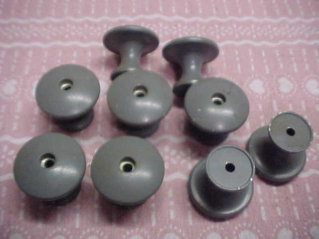 Round metal knobs 9 pcs
