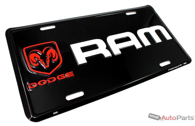 New!!! dodge ram license plate aluminum stamped embossed metal tag