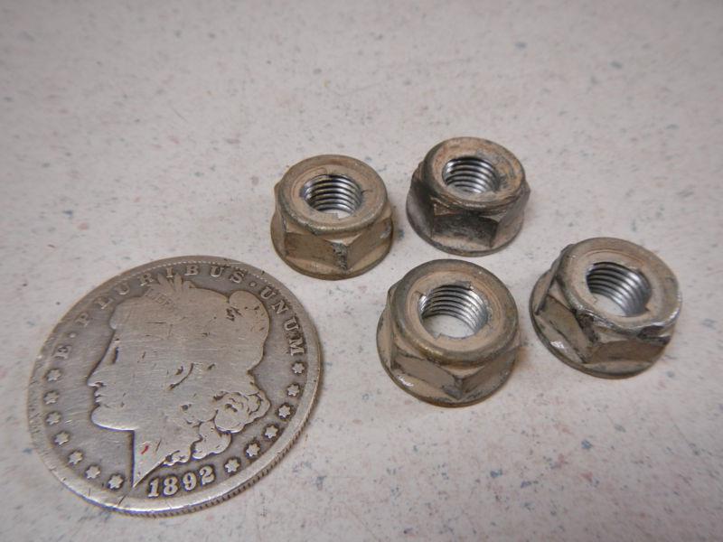 85 honda atc250es rear brake backing housing plate mounting nuts