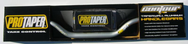 Pro taper protaper contour fat bar 1-1/8" handlebar rc carmichael platinum grey