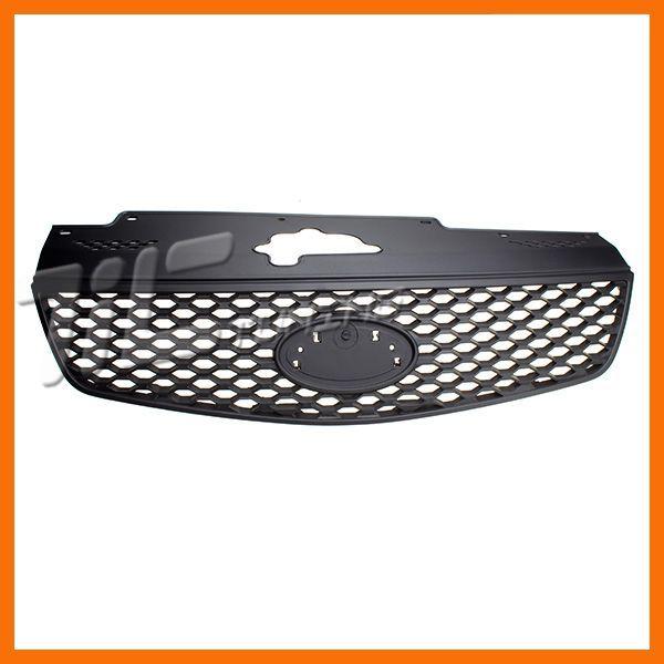 New front type-1 style grille ki1200125 matte black grid for 2006-2009 kia rio5