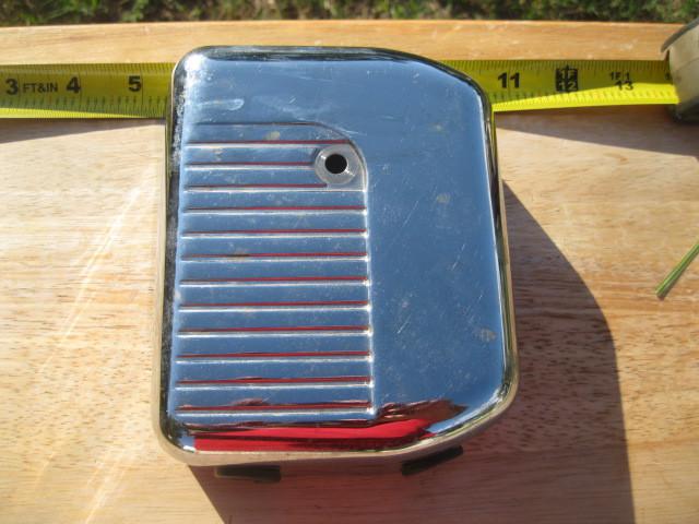 Harley knucklehead panhead flathead shovelhead duo glide chrome coil cover oem