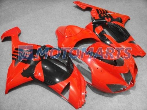 Abs custom body kit fairing for kawasaki ninja zx6r zx 6r 2007 2008 ag