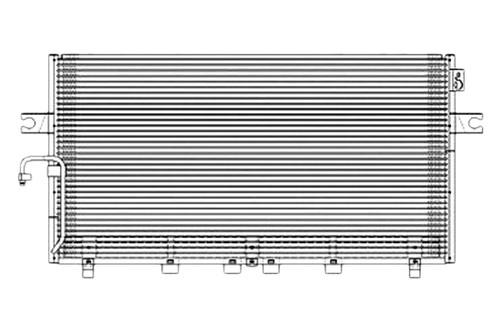 Replace cnddpi4952 - 2001 infiniti i30 a/c condenser car oe style part