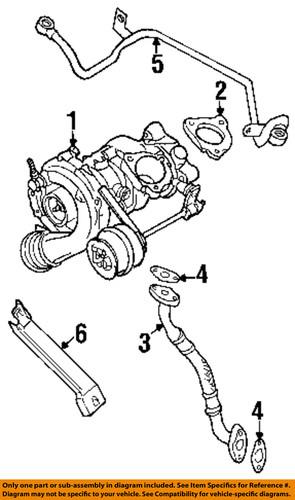 Volkswagen oem 06a145778d turbocharger-oil pipe