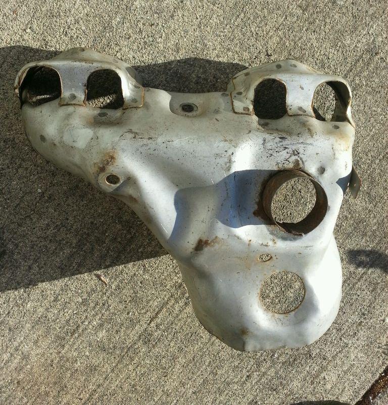 1986-1993 mazda b2000/b2200 pickup truck oem exhaust manifold heat shield