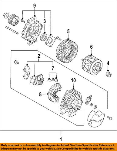 Mazda oem l3p918300r0c alternator/alternator/generator