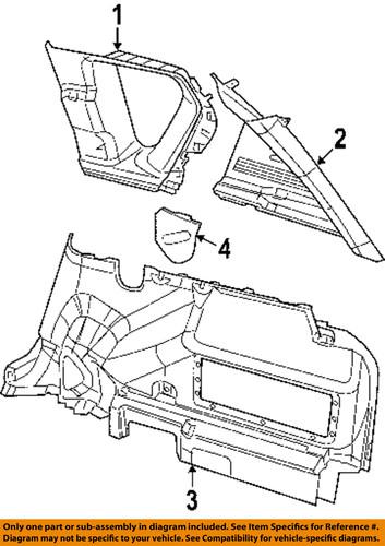 Jeep oem yf66xdvam interior-lower quarter trim