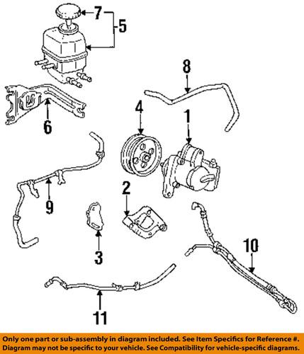 Toyota oem 4436006010 steering pump/power steering reservoir