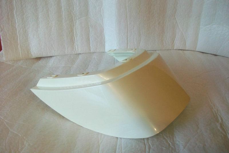 Nos 1979 yamaha rd-400 daytona special new original 'pearl white' rear seat cowl