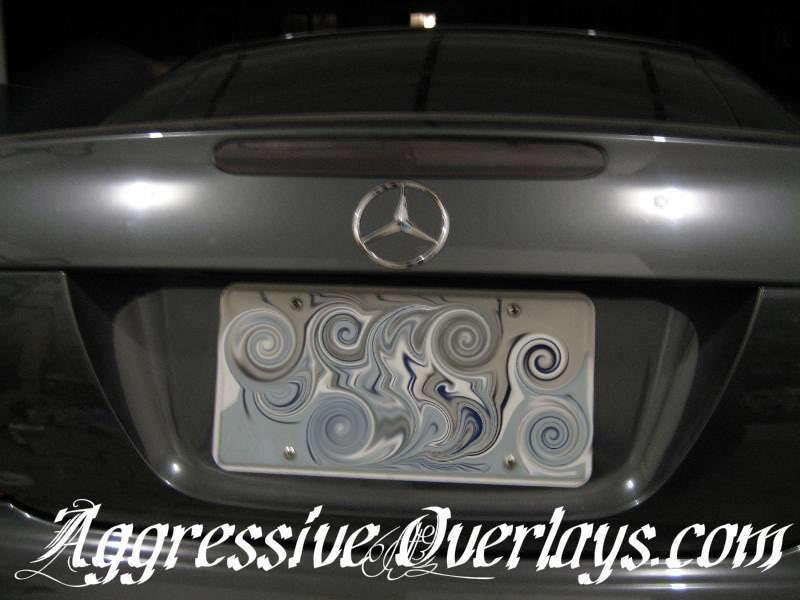 Mercedes benz sl500 sl55 tinted 3rd brake light overlay