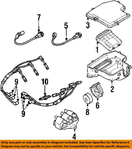 Volkswagen oem 078905104a ignition coil