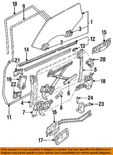 Subaru oem 60178ga070 door lock actuator motor/door lock motor