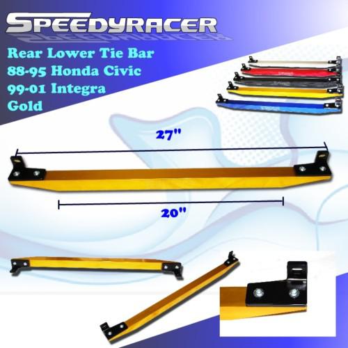 1988 1989 1990 1991 1992 1993 1994 1995 honda civic rear lower tie bar gold