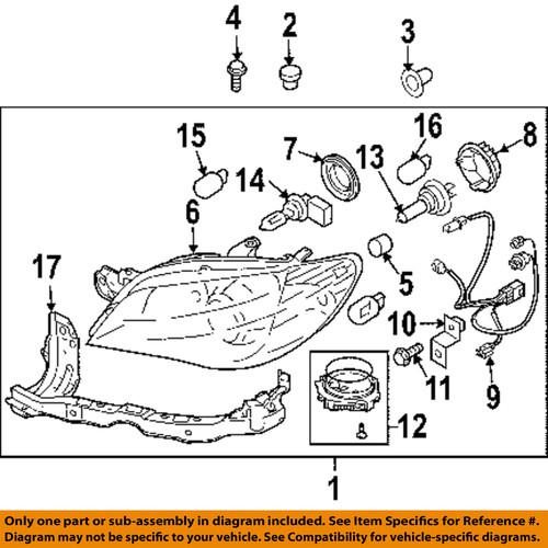 Subaru oem 84001fe720 combination lamps-front-combo lamp assembly