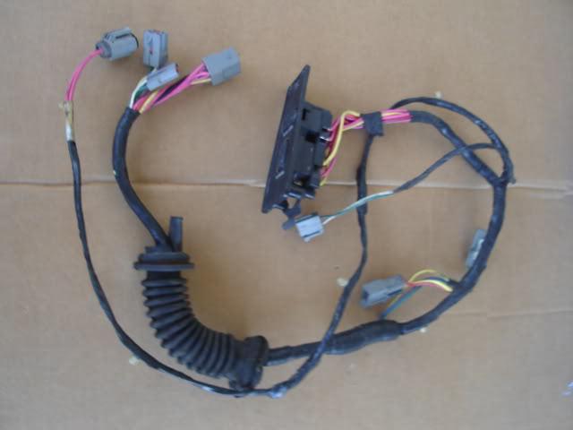 1993 mustang passenger door power switch window & lock wire harness # et243