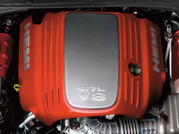 Dodge challenger/charger engine cover-hemi orange