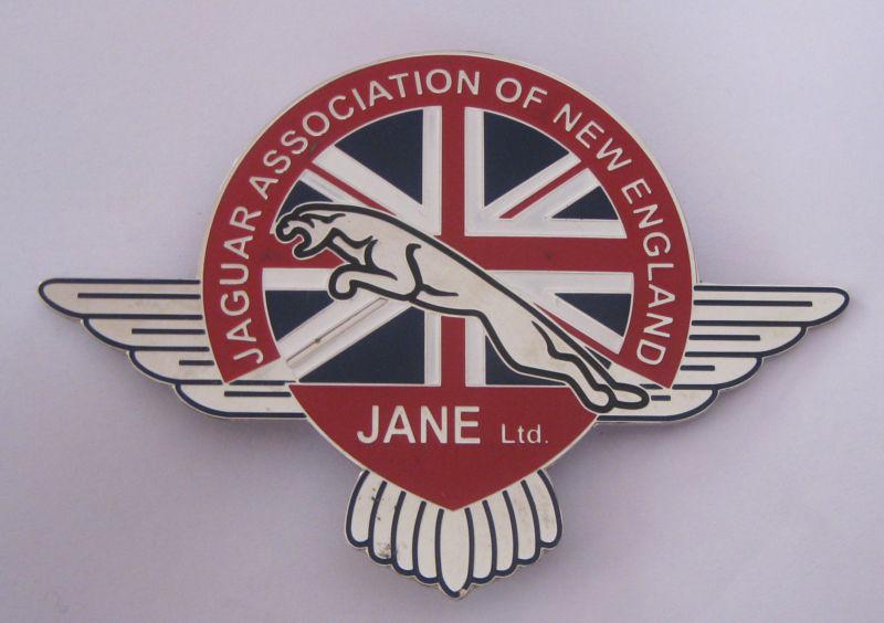 Car badge - jaguar association of new england car grill badge emblem logso metal