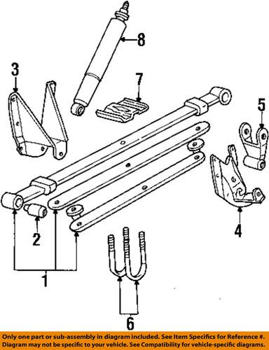 Ford oem f65z5776db rear suspension-shackle