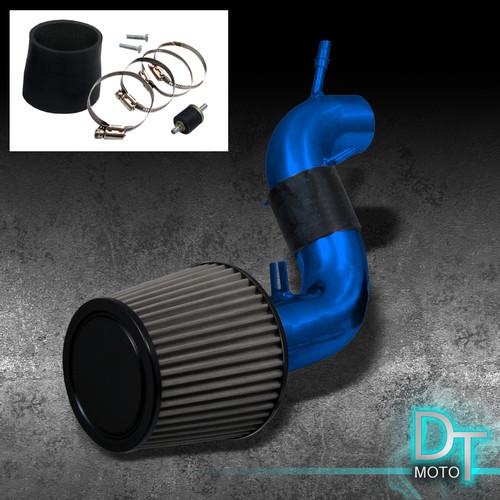 Stainless washable cone filter+ cold air intake 03-04 focus 2.3l 05-06 2.0l blue