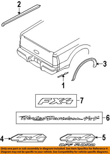 Ford oem 3c3z16720aaa pick up box-decal sticker