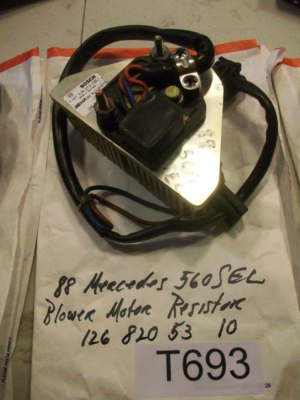 1988 mercedes 560sel blower voltage regulator pt# 126 820 53 10   oem #t693