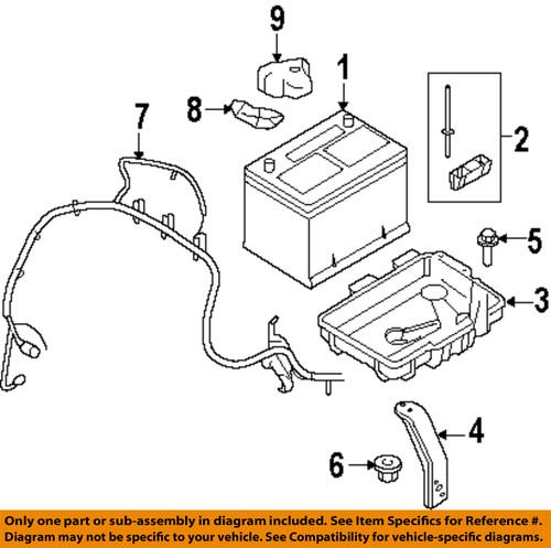 Ford oem 7t4z-14300-ab battery & cable accessory/battery cable harness