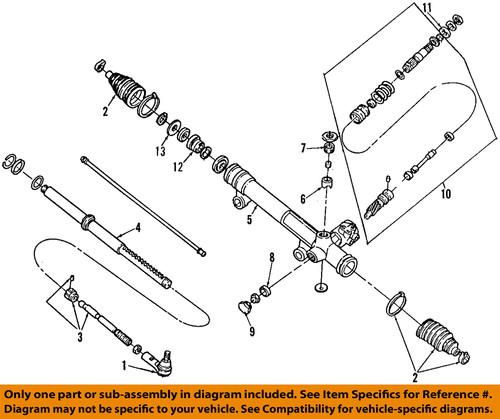 Ford oem 3f1z-3a130-aa tie rod/steering tie rod end