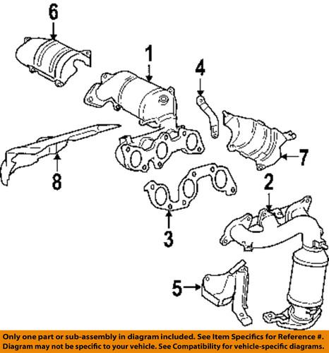 Toyota oem 2505220190 exhaust manifold