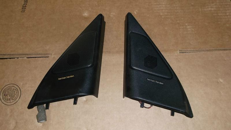 Pair of land rover freelander harmon kardon tweeters w.  trims 02-05 speakers