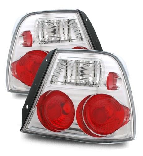 Kdm clear chrome altezza tail lights housings w/ replacement for 00-02 accent