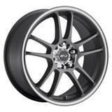 17" msr 043 grey rims 4x4.5 & 225-45-17 tires accord s40 acura honda tc wheels