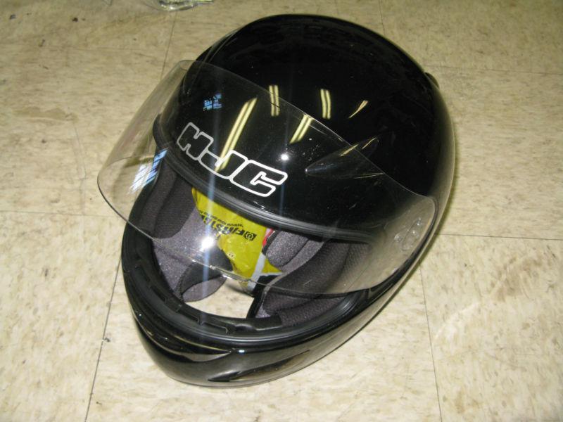 Hjc pre owned full-face x-small womens black helmet