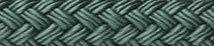 Buccaneer dock line double braid nylon - hunter green - 1/2" x 15' 30-67715