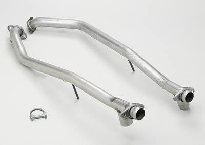 Bbk cnc series off-road race h-pipe 2.5" for use w/ shorty headers 1565 mustang