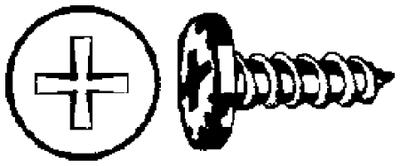 Eastern fastener 0203 12x1-3/4 phil ph ss sts 100/bx