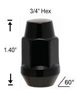 24pc black lexus gx-470 lx-450 custom wheel lug nuts  12m x 1.50