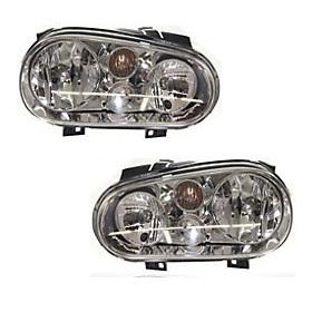 New headlight headlamp assembly pair set drivers+passengers side left+right