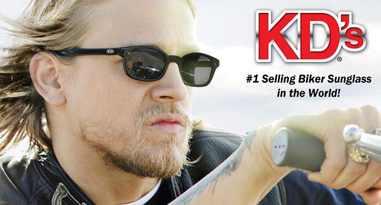 Kd glasses tortoise brown fade biker sunglasses motorcycle sons of anarchy 