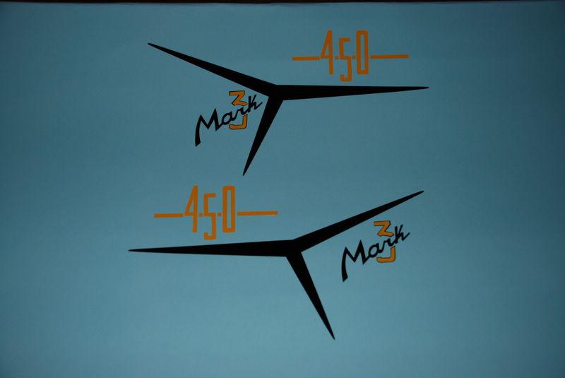 Pair stickers for  ducati single  mark 3 - 450