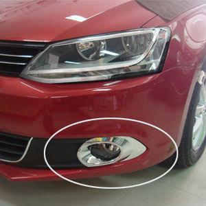 2012 2013 vw jetta mk6 chrome fog light lamp trim cover 2pcs kit