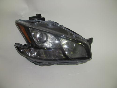 09 2010 2011 nissan maxima oem right xenon headlight black bezel!