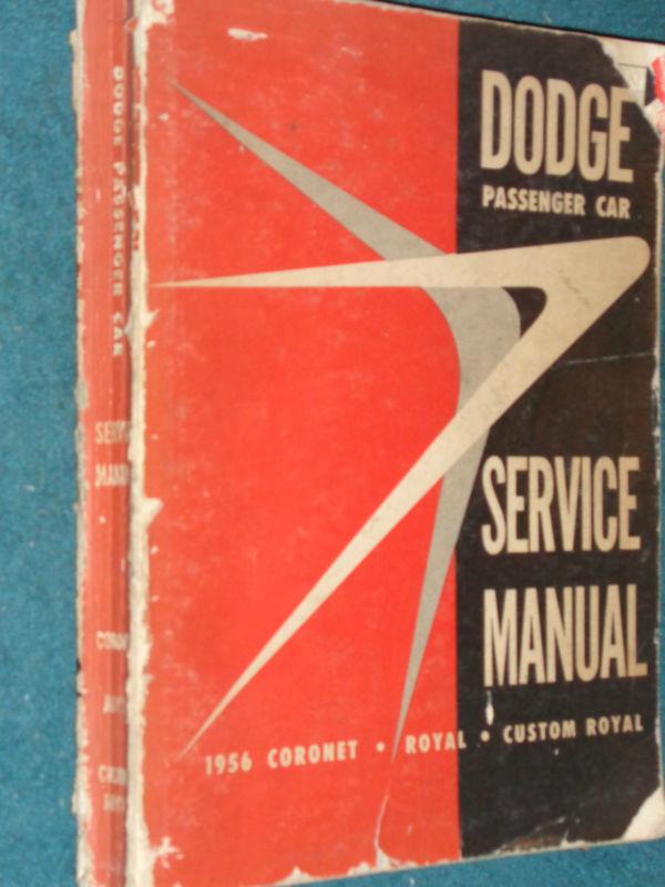 1956 dodge shop manual / shop book / original service book coronet royal+